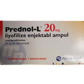Преднол / Prednol - L 20 mg, 1 ампула - Turkish Medicine