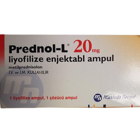 Преднол / Prednol - L 20 mg, 1 ампула - Turkish Medicine