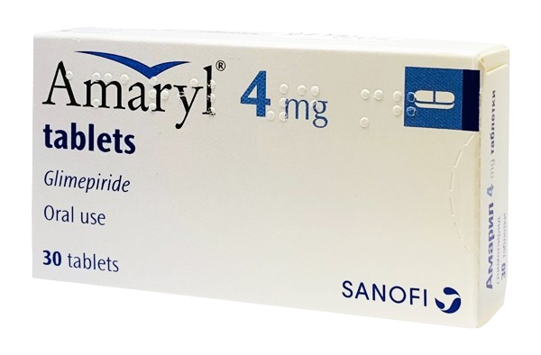 Амарил / Amaryl 4 mg, 30 таблетки - Turkish Medicine