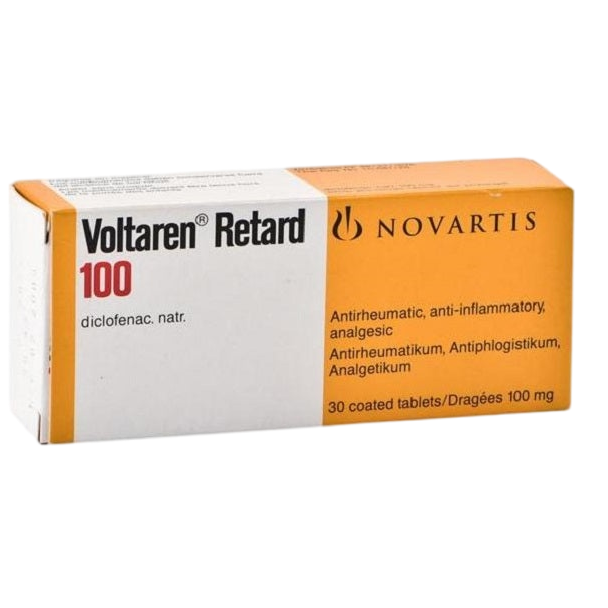 Волтарен ретард / Voltaren Retard 100 mg, 30 таблетки - Turkish Medicine