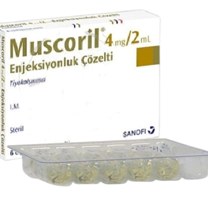 Muscoril 4 mg/2ml, 6 ампули - Turkish Medicine