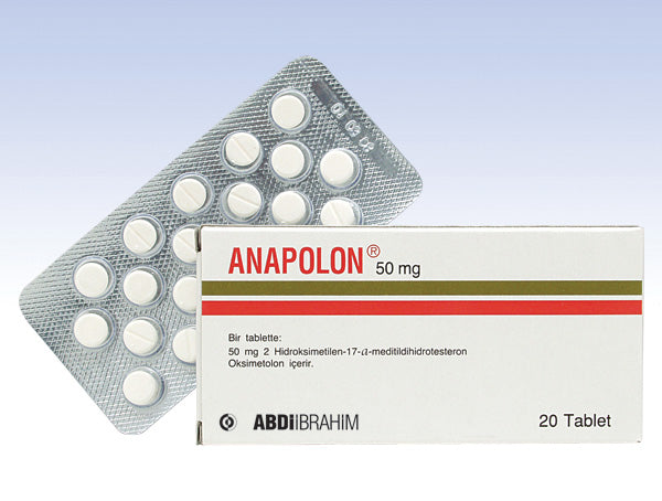 Анаполон / Anapolon 50 mg, 20 таблетки - Turko Meds