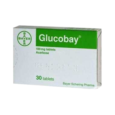 ГЛЮКОБАЙ / GLUCOBAY 100 MG, 30 таблетки - Turkish Medicine