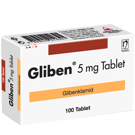 Gliben 5 mg 100 таблетки - Turkish Medicine