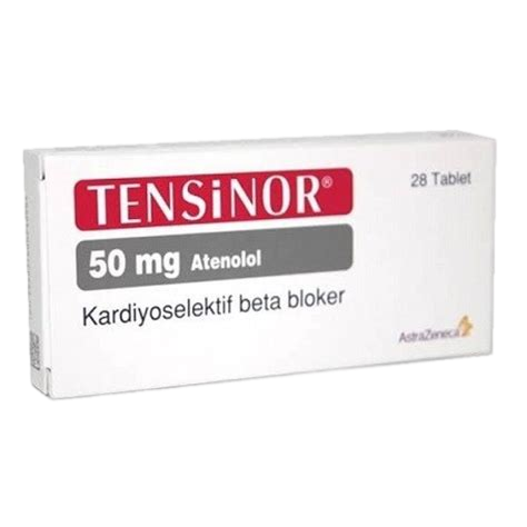 Tensinor 50 mg, 28 таблетки - Turkish Medicine