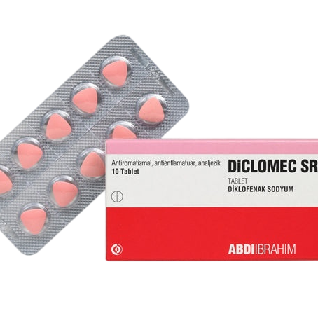 Diclomec SR 75 mg, 10 таблетки - Turkish Medicine