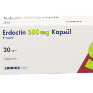 Ердостин / Erdostin 300 mg, 20 капсули - Turkish Medicine