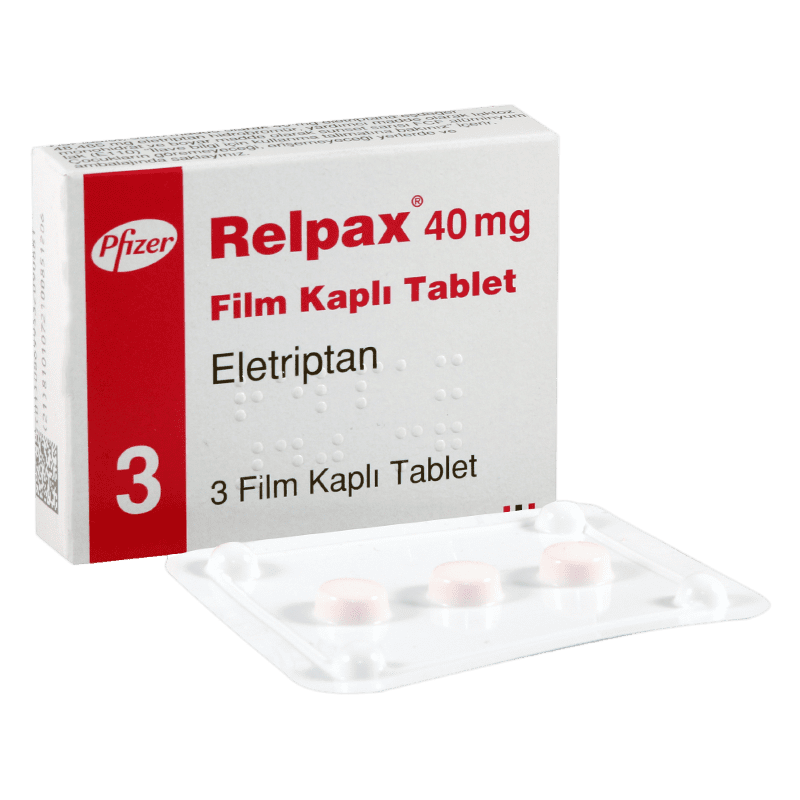 Релпакс / Relpax 40 mg - 3 таблетки - Turkish Medicine