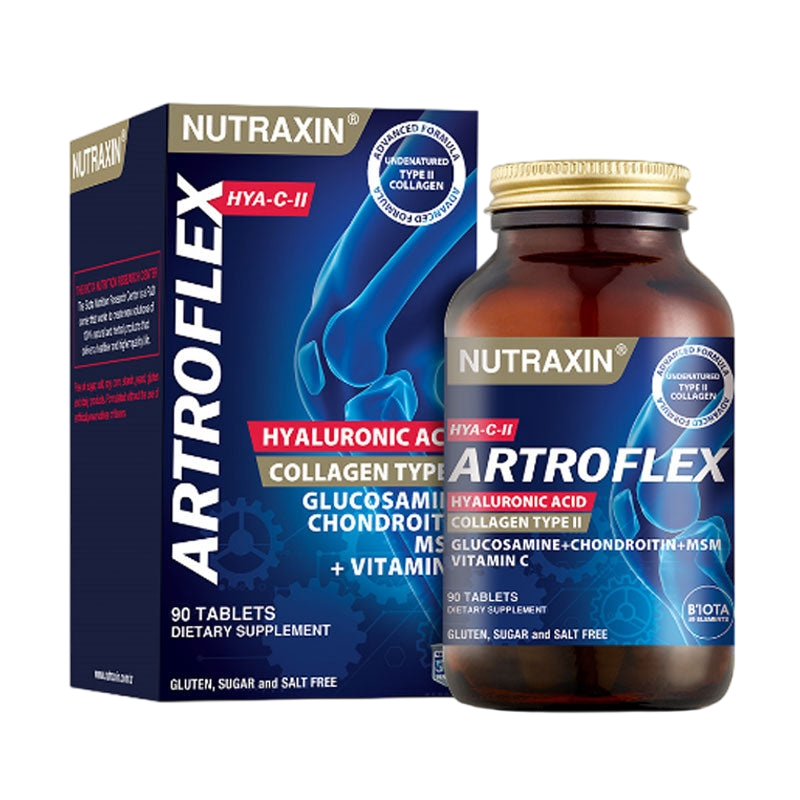 Нутраксин Артрофлекс / Nutraxin Artroflex, Глюкозамин, Хондроитин, 90 таблетки - Turkish Medicine