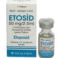 Etosid 50 mg/2.5 ml, 1 флакон - Turkish Medicine