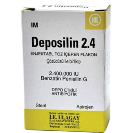 Депосилин 2.400.000 I.U. / Deposilin 5 ml, ампула - Turkish Medicine