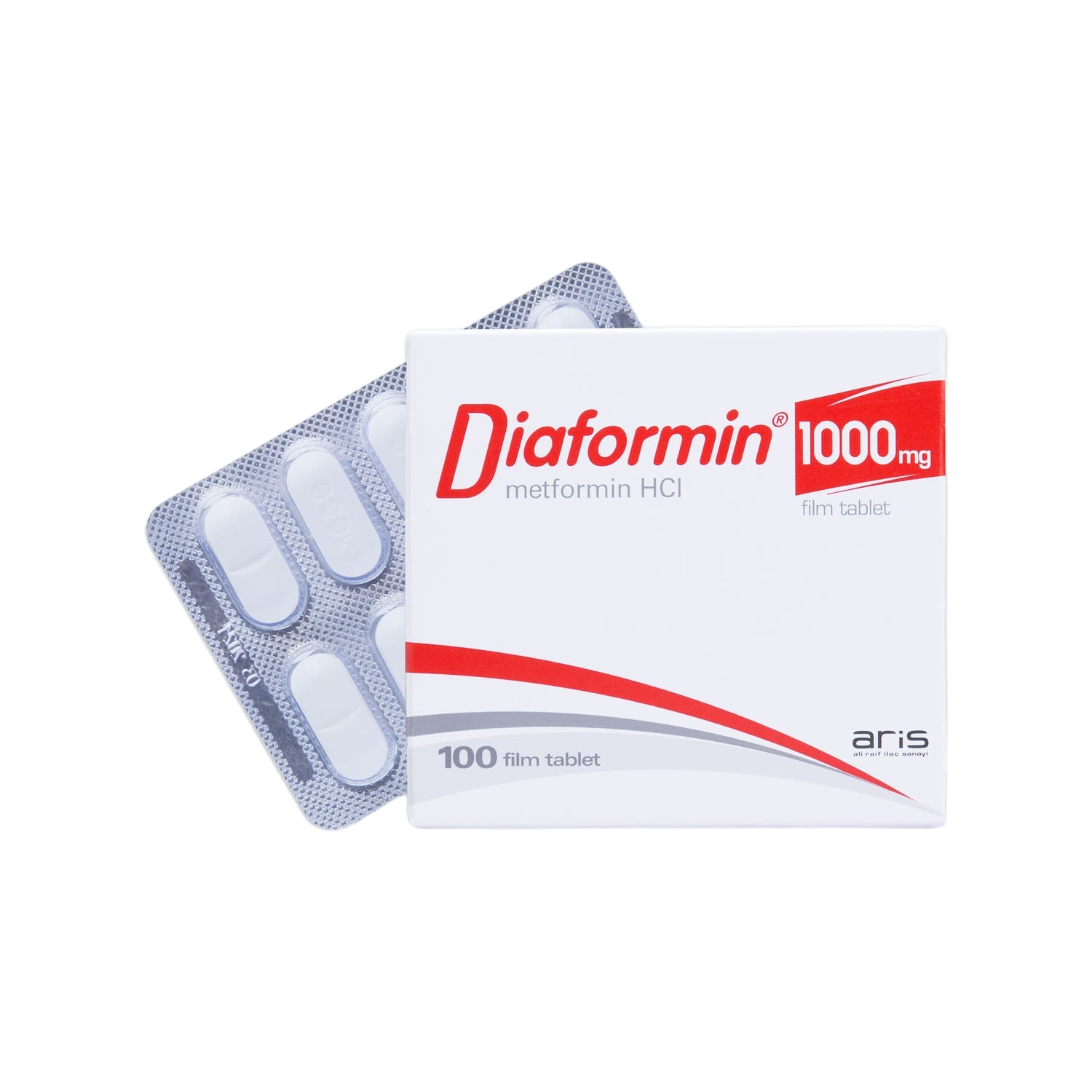 ДИАФОРМИН / DIAFORMIN 1000 mg, 100 таблетки (МЕТФОРМИН) - Turkish Medicine