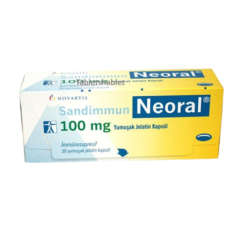 Сандимун Неорал Капсули / Sandimmun Neoral 1000 mg, 50 капсули - Turkish Medicine