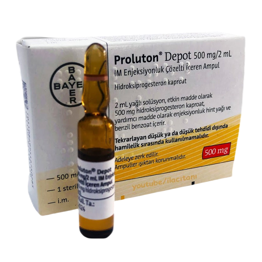 Proluton Depot 500 mg/2 ml - Инжекционен разтвор - Turkish Medicine