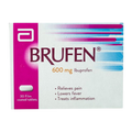 Ибупрофен / IBUPROFEN (Brufen) 600 mg, 30 таблетки - Turkish Medicine
