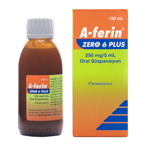 А-Ферин Зеро 6 Плюс суспензия 250 mg/5 ml, 150 ml – A-Ferin Zero 6 Plus 250 mg/5 ml, 150 ml