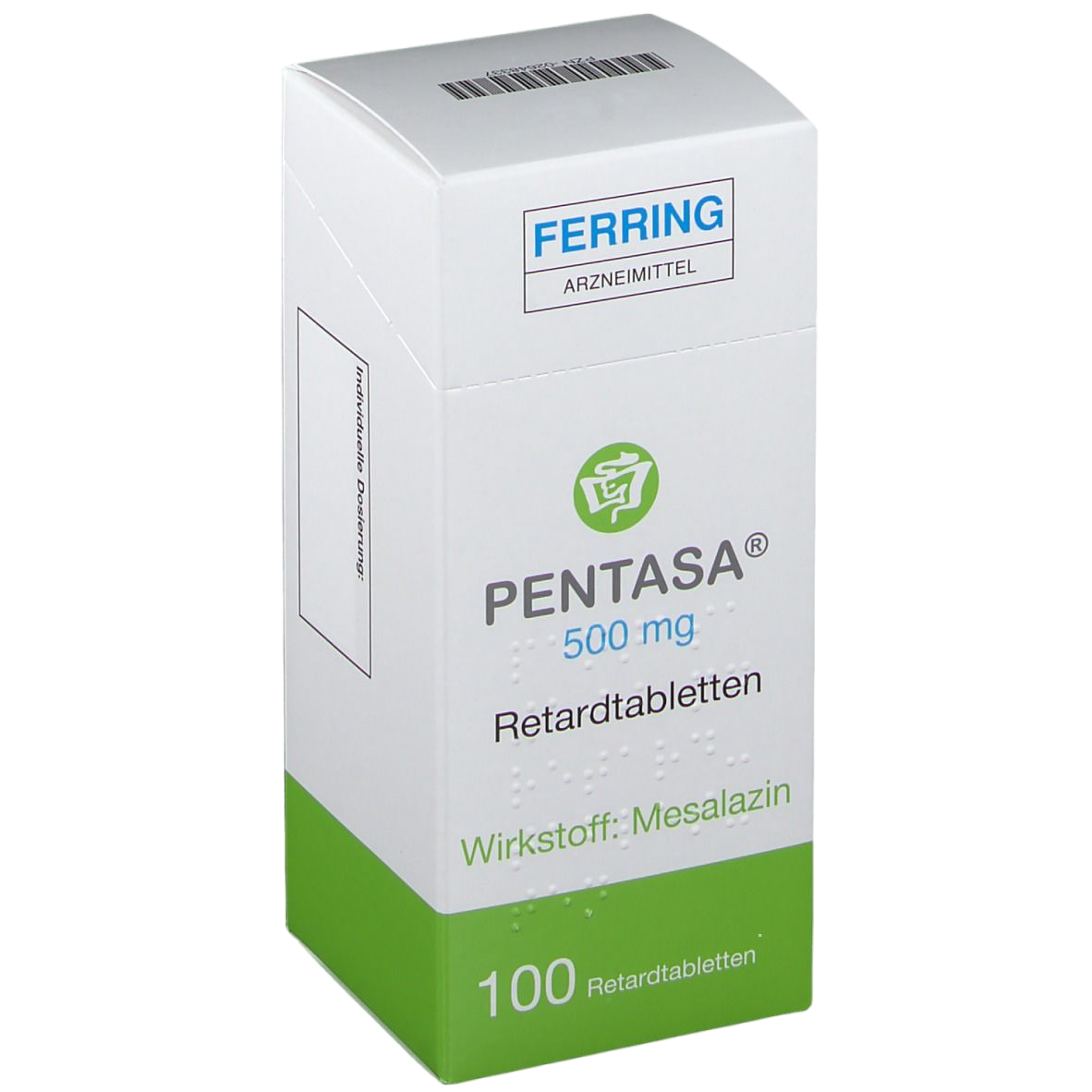 Пентаса / Pentasa 500 mg, 100 таблетки - Turkish Medicine