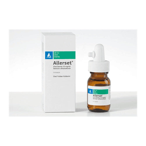 Алерсет перорални капки 10 mg/ml, 20 ml – Allerset oral drops 10 mg/ml, 20 ml