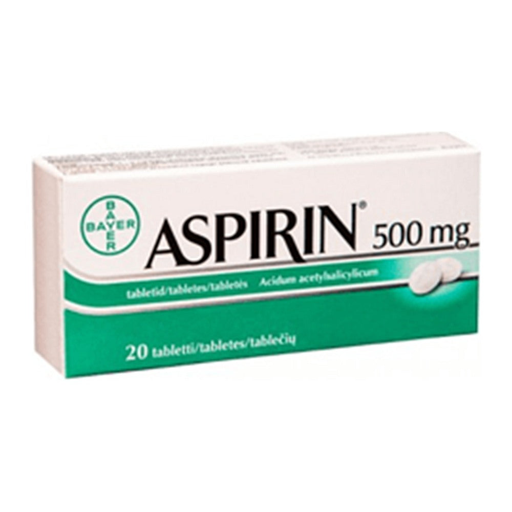 Аспирин 500 mg, 20 таблетки – Aspirin 500 mg, 20 tablets