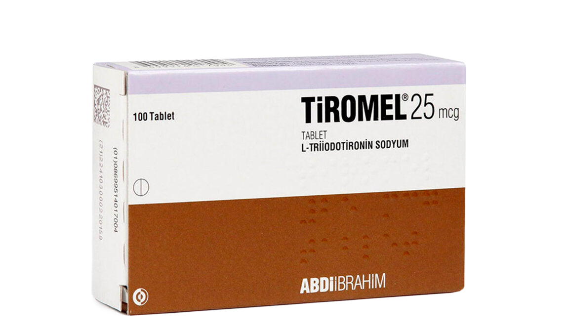 Тиромел / Tiromel 25 mcg, 100 таблетки - Turkish Medicine