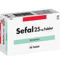 Sefal 25 mg - 50 таблетки - Turkish Medicine