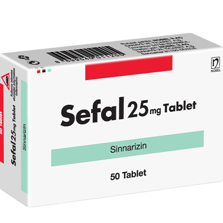 Sefal 25 mg - 50 таблетки - Turkish Medicine