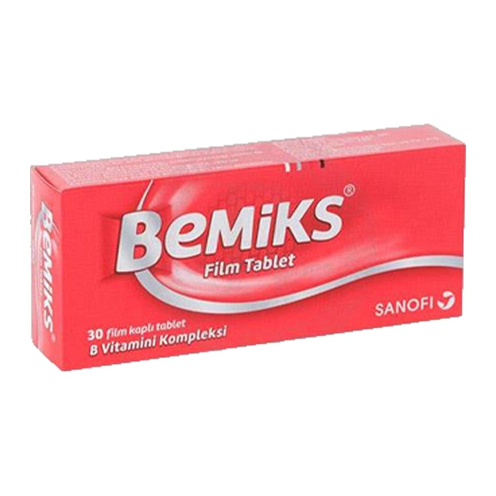 Бемикс B витамини, 30 филмирани таблетки – Bemiks vitamin B complex, 30 film-coated tablets