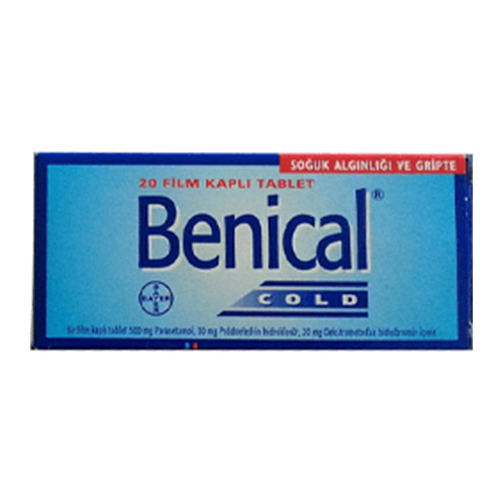Беникал Колд, 20 филмирани таблетки – Benical Cold, 20 film-coated tablets