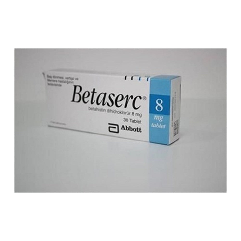 Бетасерк 8 mg, 30 таблетки – Betaserc 8 mg, 30 tablets