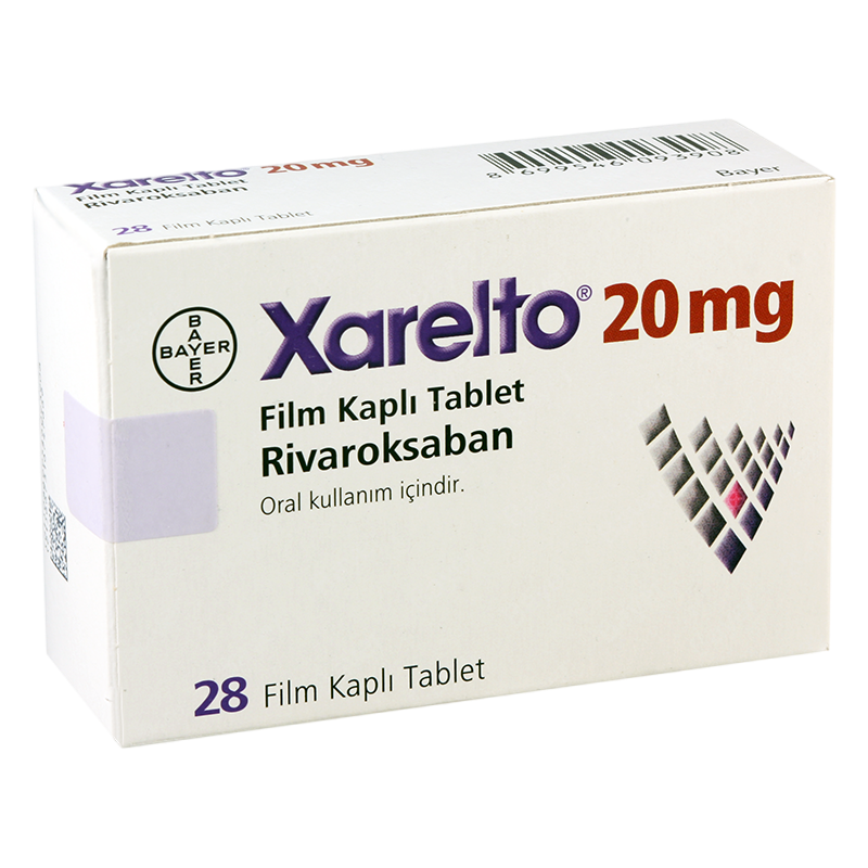 Ксарелто / Xarelto 15/20 mg, 28 таблетки - Turkish Medicine