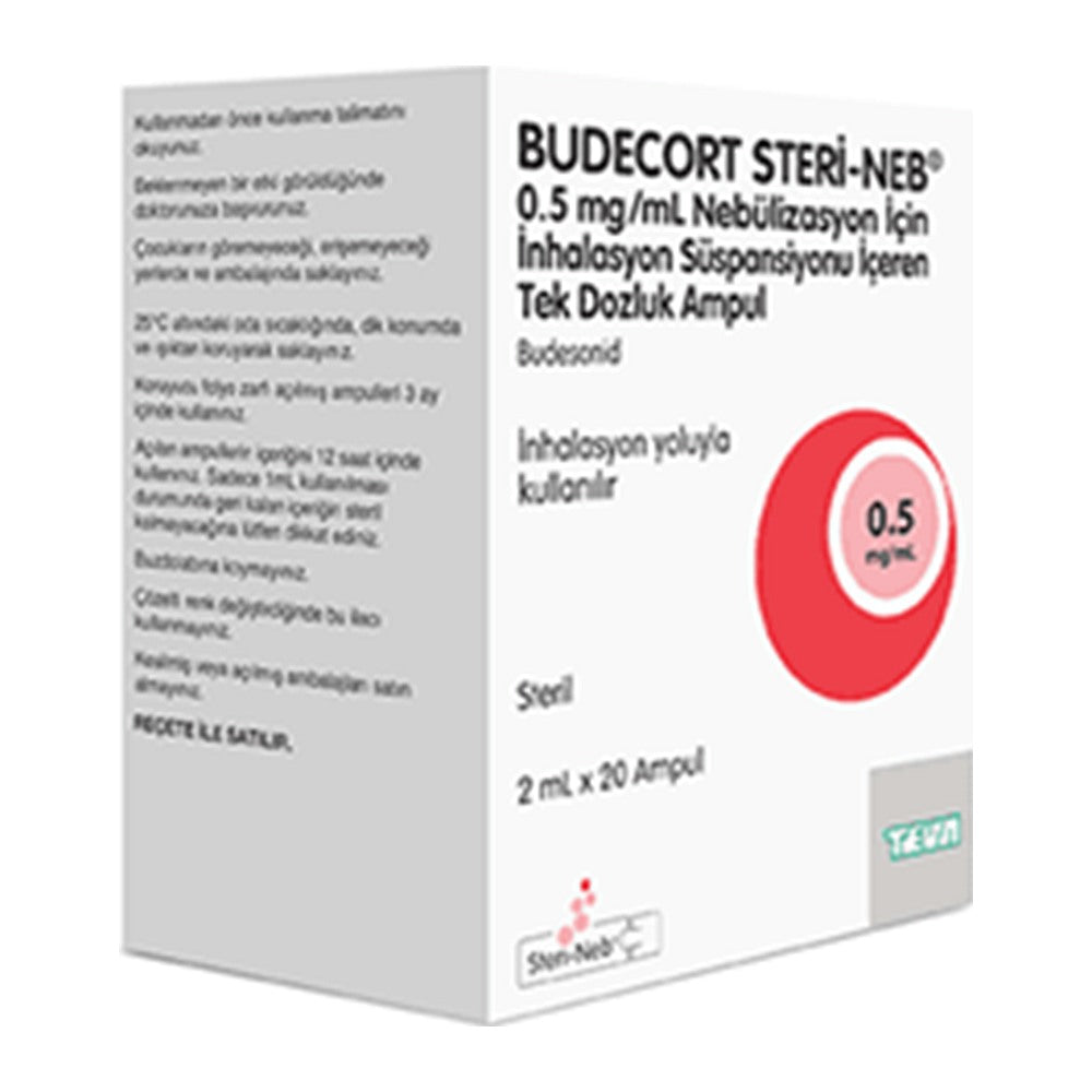 Будекорт Стери-Неб 0,5 mg/ml, 20 ампули за инхалатор – Budecort Steri-Neb 0.5 mg/ml, 20 single-dose ampoules
