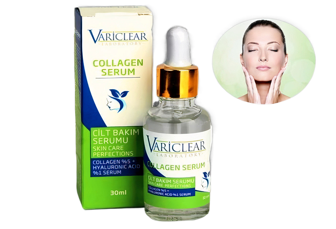 Серум против бръчки с Колаген 5% + Хиалуронова Киселина 1% - Turkish Medicine