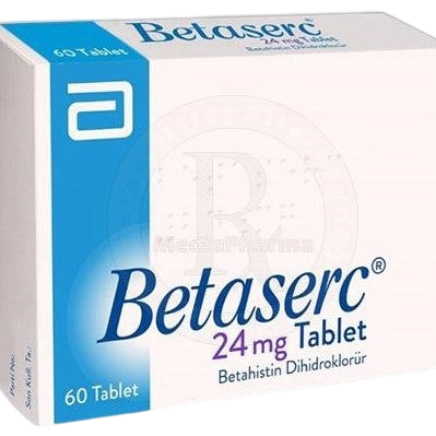 Бетасерк / Betaserc 24 mg, 60 таблетки - Turkish Medicine