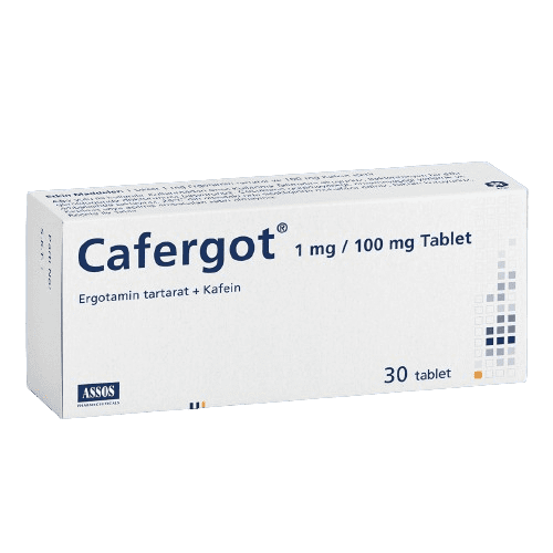 Кафергот / Cafergot 1mg, 30 таблетки - Turkish Medicine