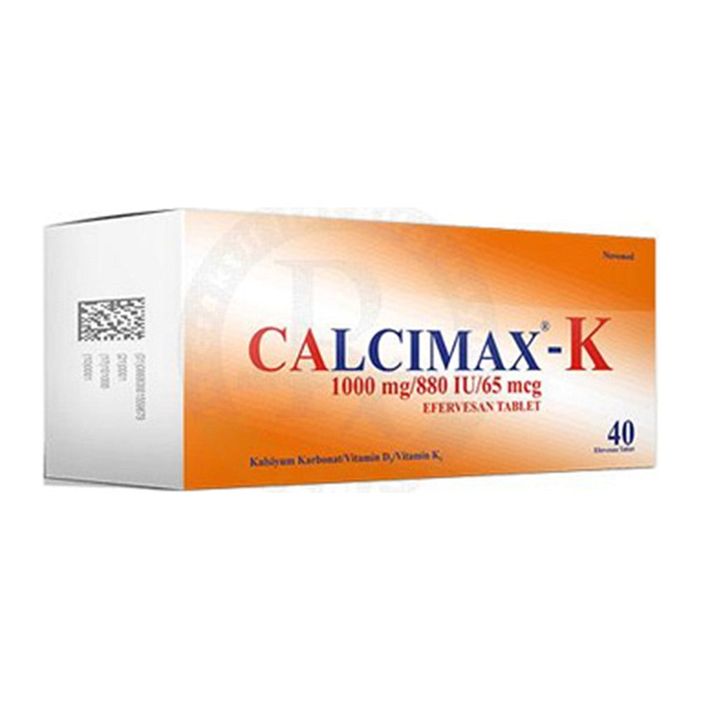 Калцимакс K, 40 ефервесцентни таблетки – Calcimax K, 40 effervescent tablets
