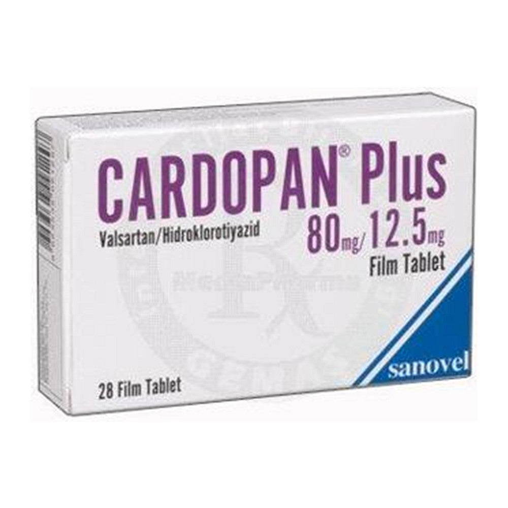 Кардопан Плюс 80 mg/12,5 mg, 28 филмирани таблетки – Cardopan Plus 80 mg/12.5 mg, 28 film-coated tablets