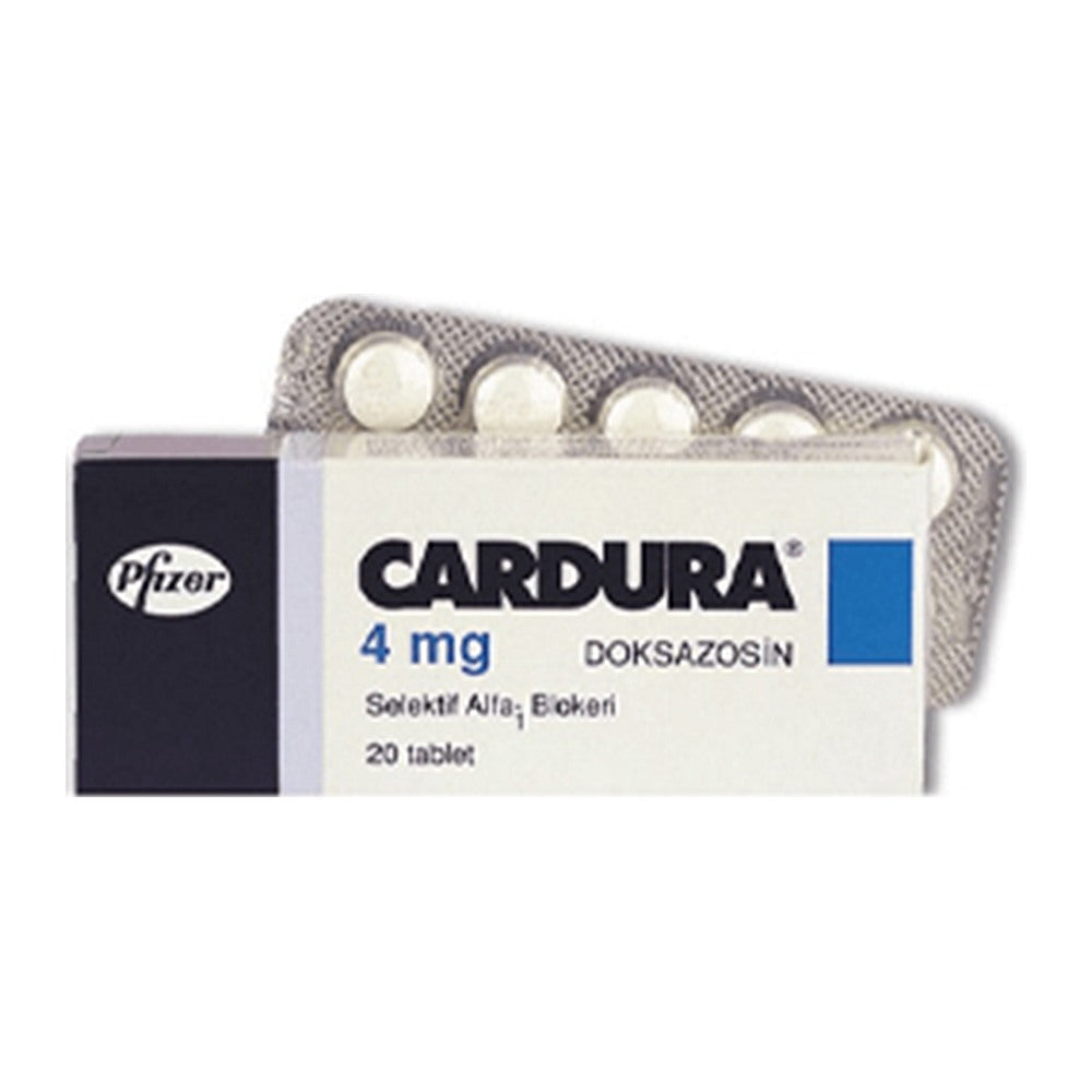 Кардура 4 mg, 20 таблетки – Cardura 4 mg, 20 tablets