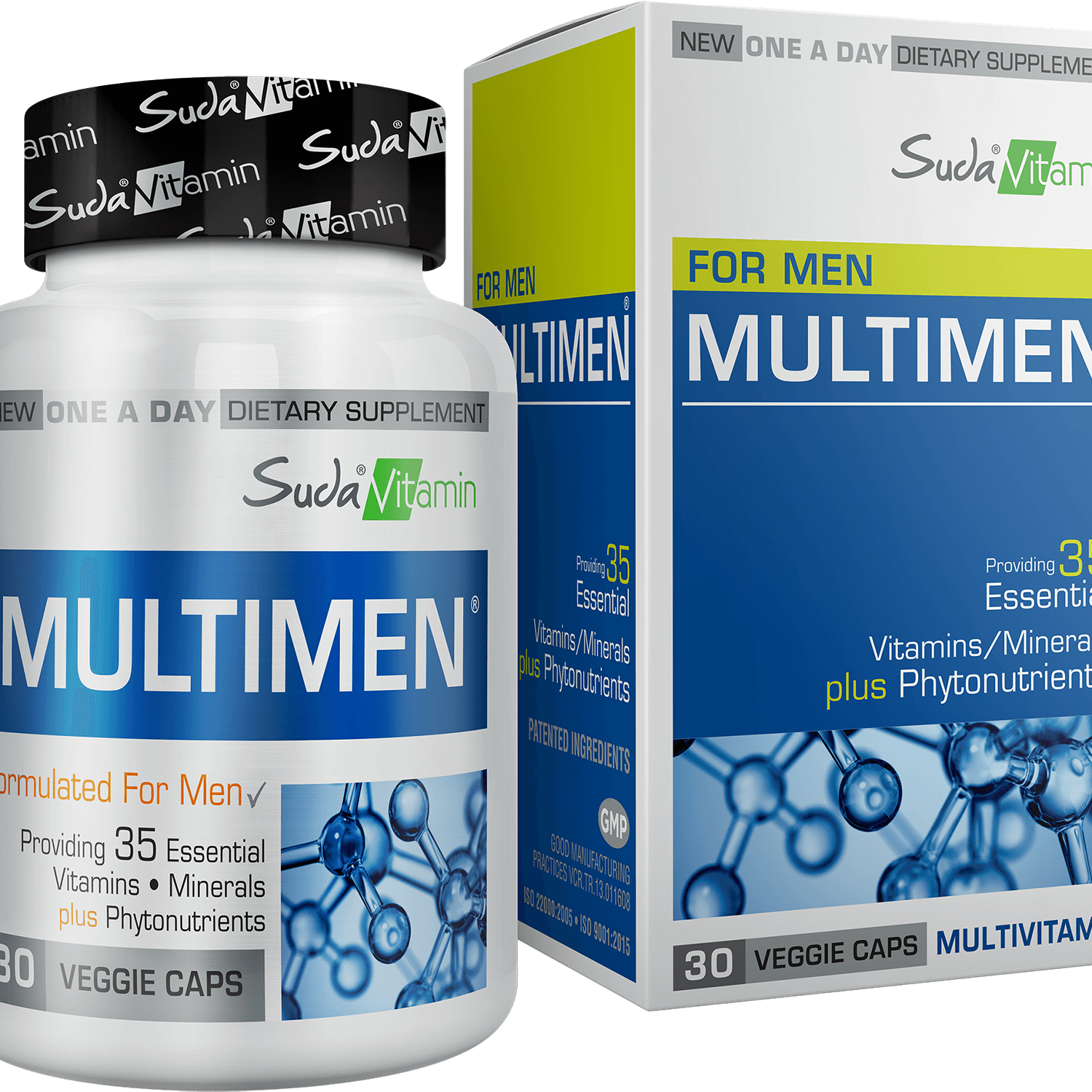 Витамин Мултимен / Suda Vitamin Multimen Mens Multivitamin, 60 капсули - Turkish Medicine