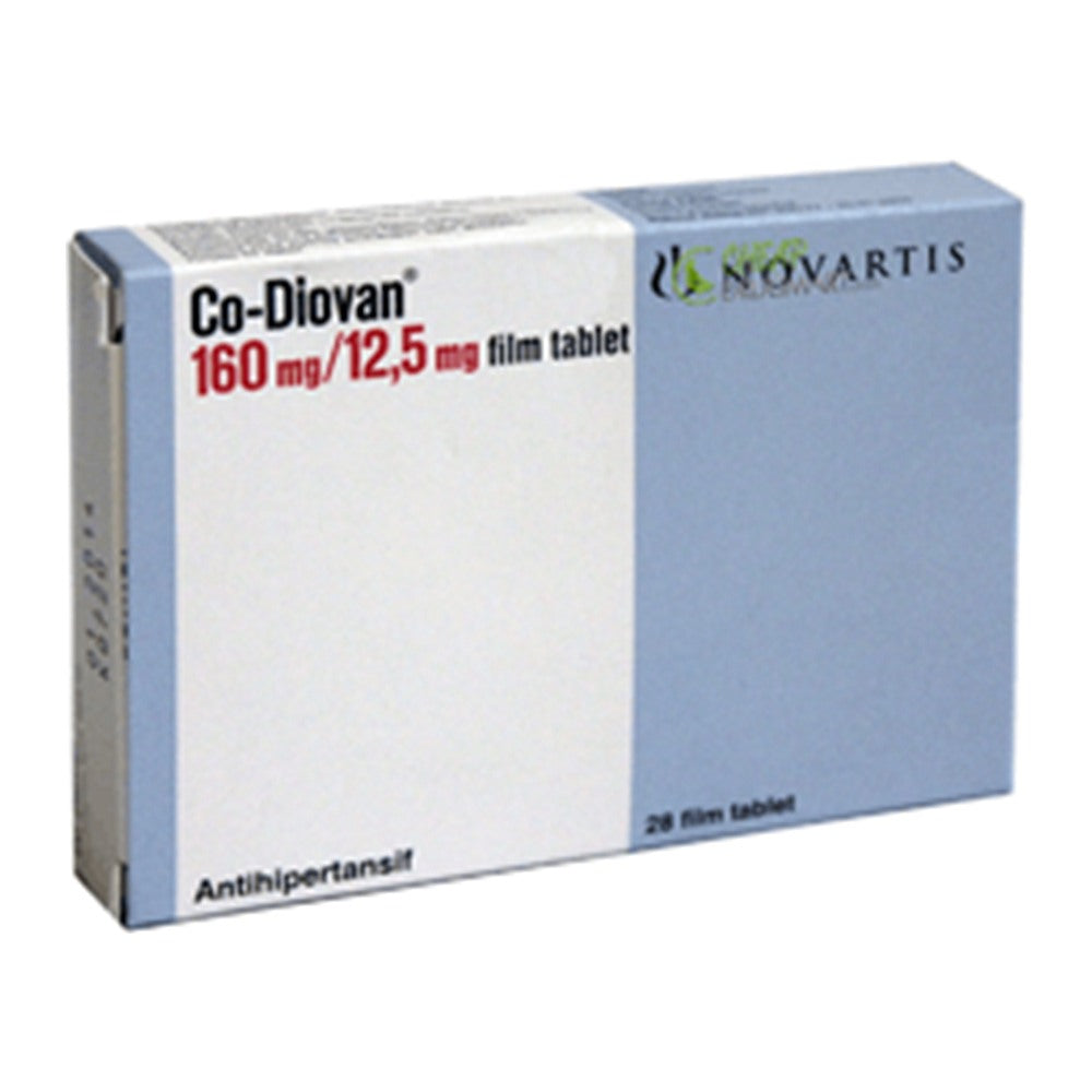 Ко-Диован 160 mg/12,5 mg, 28 филмирани таблетки – Co-Diovan 160 mg/12.5 mg, 28 film-coated tablets