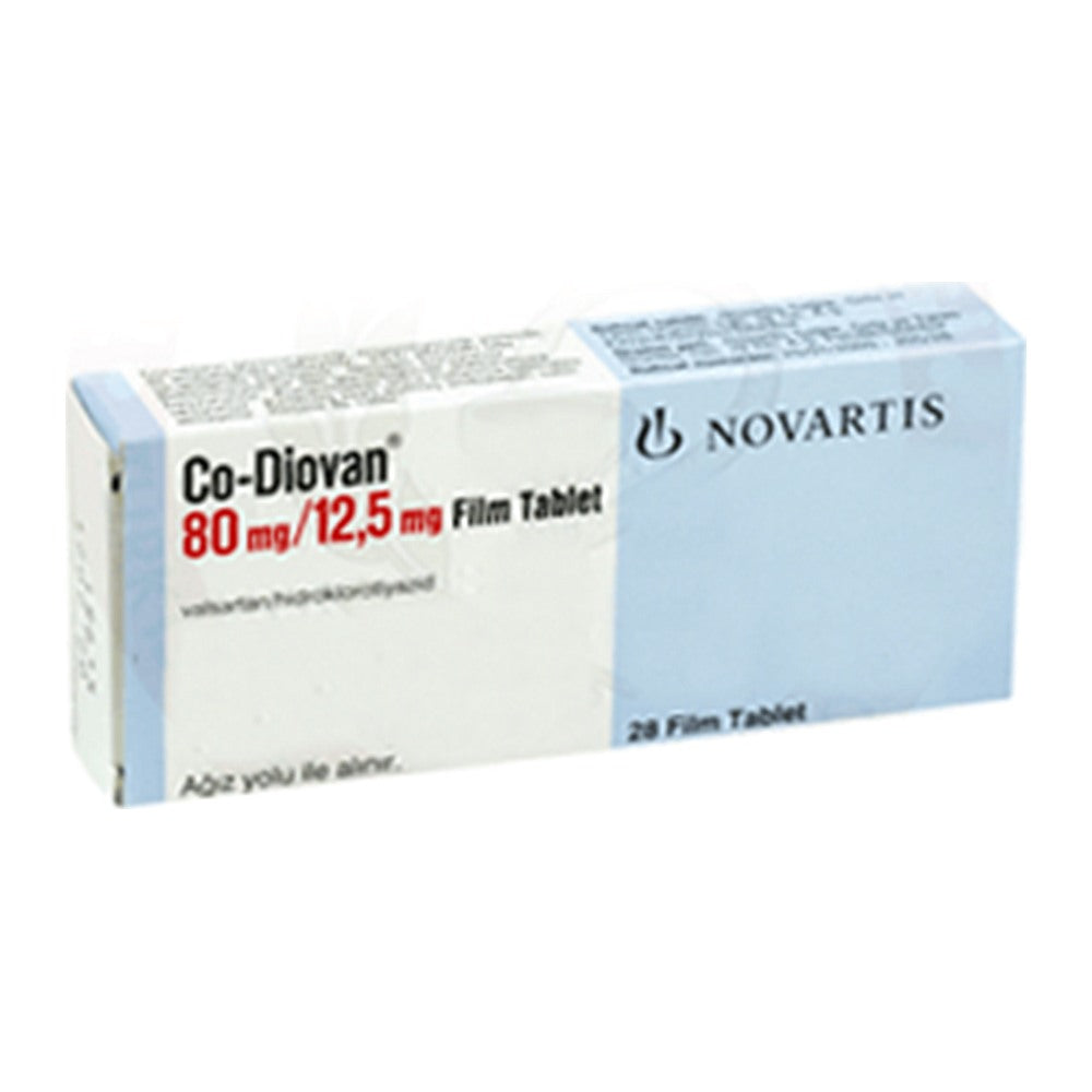 Ко-Диован 80 mg/12,5 mg, 28 филмирани таблетки – Co-Diovan 80/12.5 mg, 28 film-coated tablets