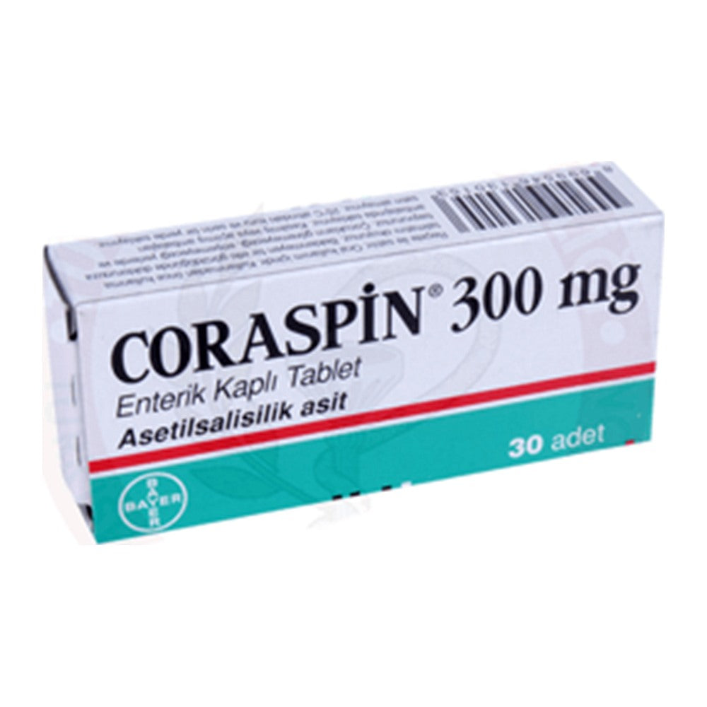 Кораспин 300 mg, 30 стомашно-устойчиви таблетки – Coraspin 300 mg, 30 gastro-resistant tablets