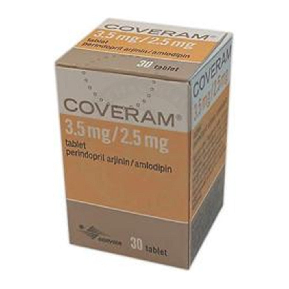 Коверам 3,5 mg/2,5 mg, 30 таблетки – Coveram 3.5/2.5 mg, 30 tablets