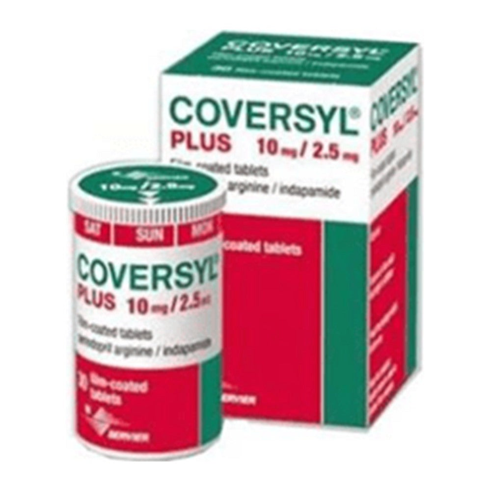 Коверсил Плюс 10 mg/2,5 mg, 30 филмирани таблетки – Coversyl Plus 10 mg/2.5 mg, 30 film-coated tablets