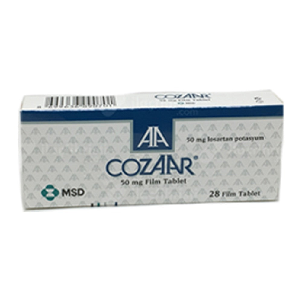 Козаар 50 mg, 28 филмирани таблетки – Cozaar 50 mg, 28 film-coated tablets