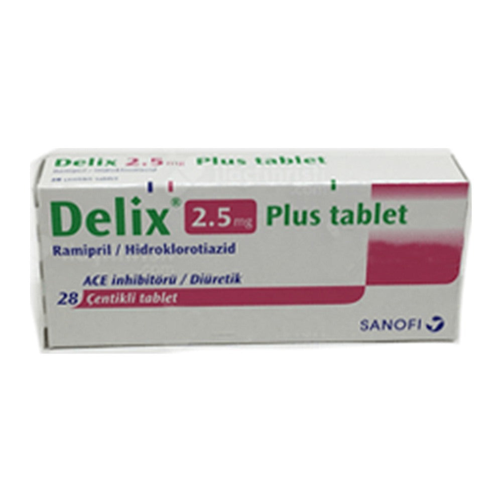Деликс Плюс 2,5 mg/12,5 mg, 28 таблетки – Delix Plus 2.5/12.5 mg, 28 tablets