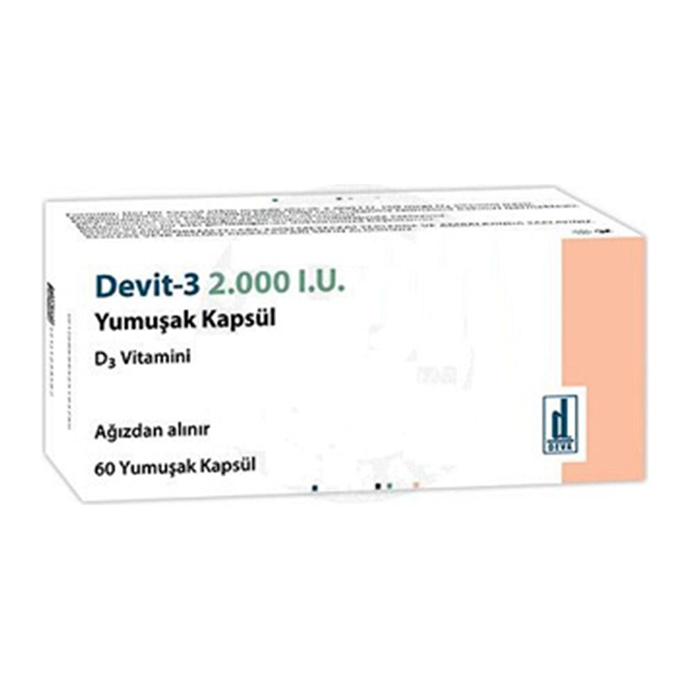 Девит-3 2000 IU, 60 меки капсули – Devit-3 2,000 IU, 60 soft capsules