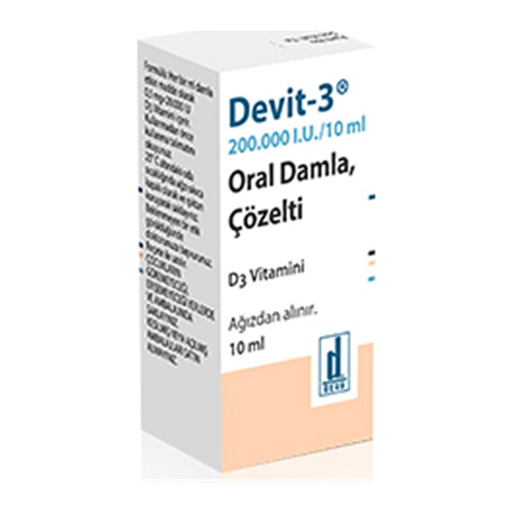 Девит-3 капки 200 000 IU/10 ml – Devit-3 oral drops 200,000 IU/10 ml