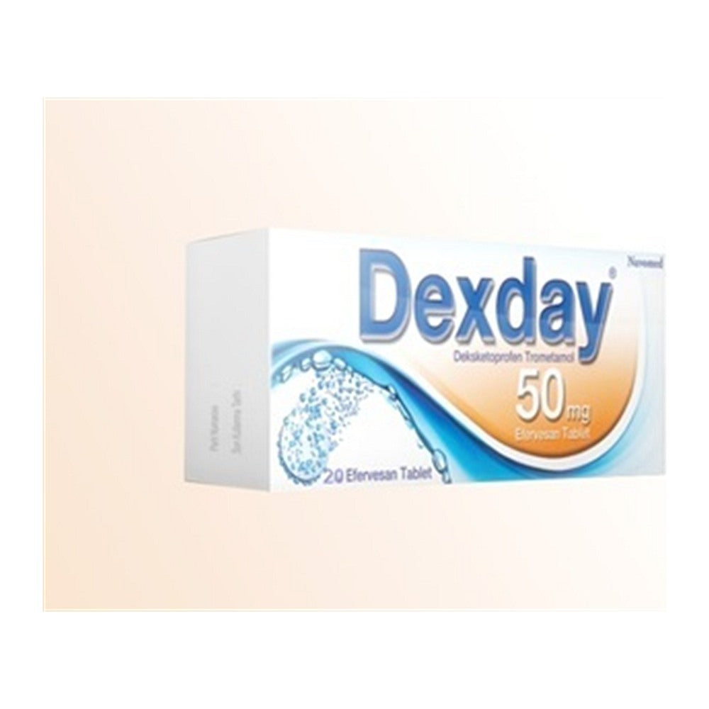 Дексдей 50 mg, 20 ефервесцентни таблетки – Dexday 50 mg, 20 effervescent tablets