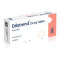 Дилатренд 25 mg, 30 таблетки – Dilatrend 25 mg, 30 tablets
