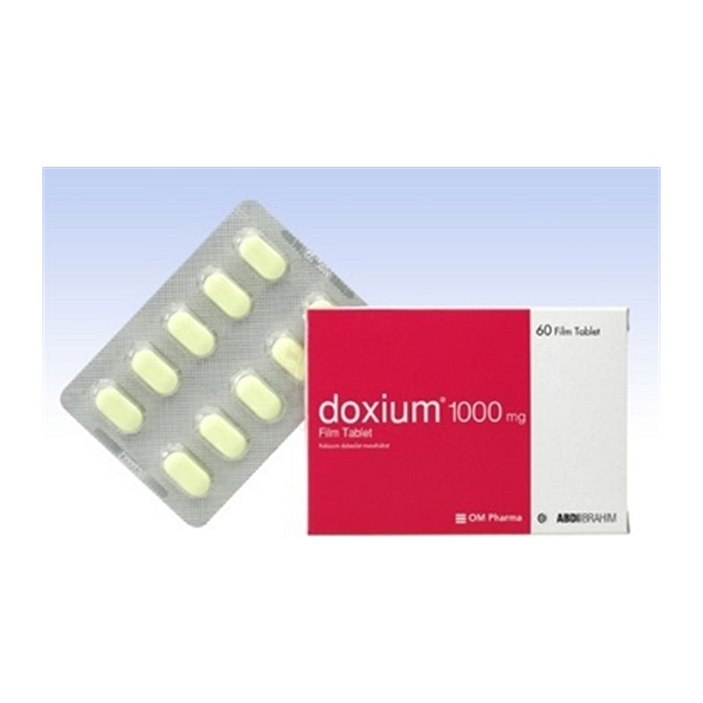 Доксиум 1000 mg, 60 филмирани таблетки – Doxium 1000 mg, 60 film-coated tablets